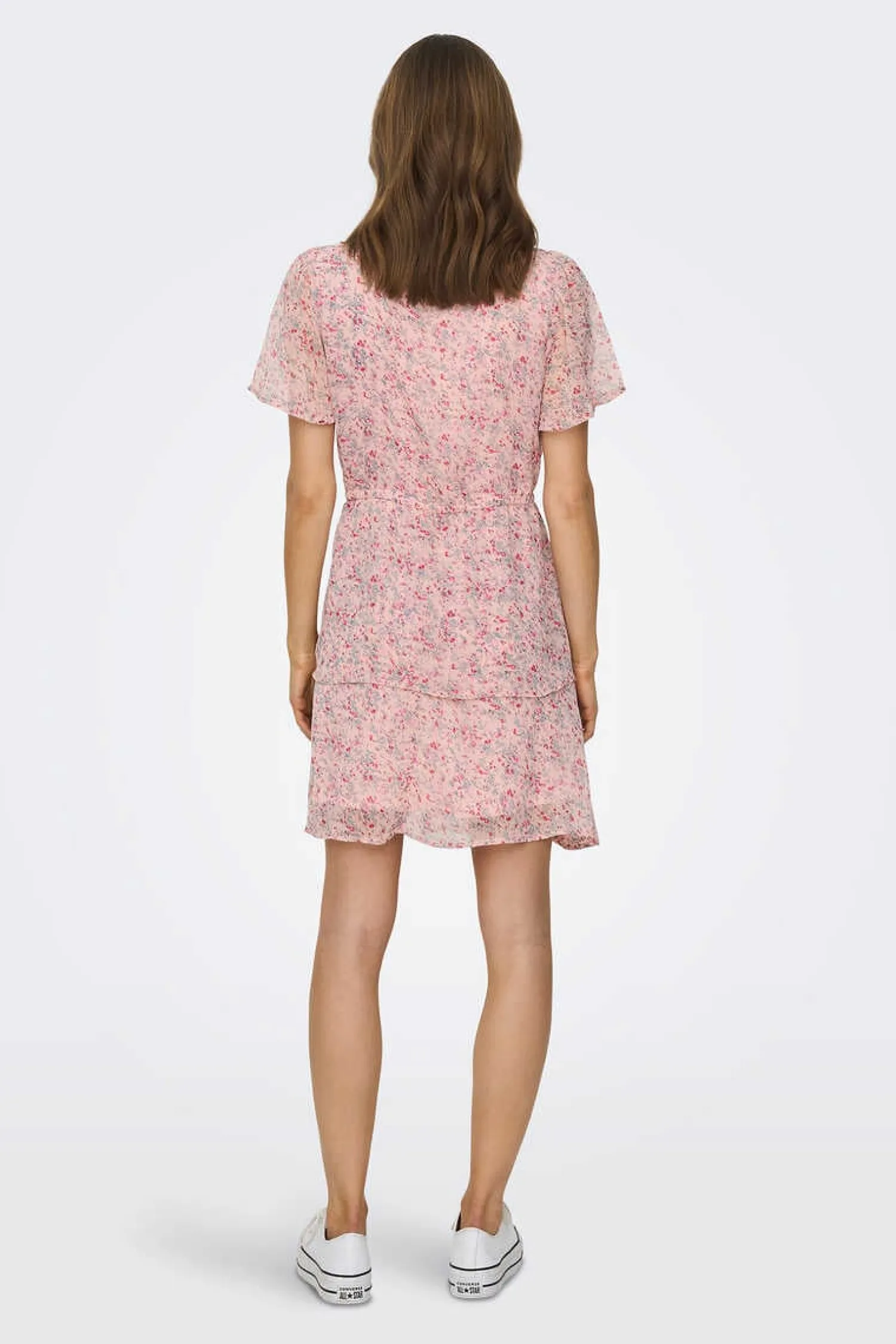 JDY Vestidos E Macacoes-Vestido Curto Com Folhos