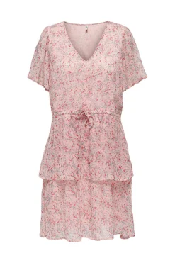 JDY Vestidos E Macacoes-Vestido Curto Com Folhos