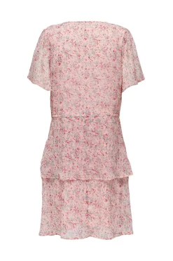 JDY Vestidos E Macacoes-Vestido Curto Com Folhos