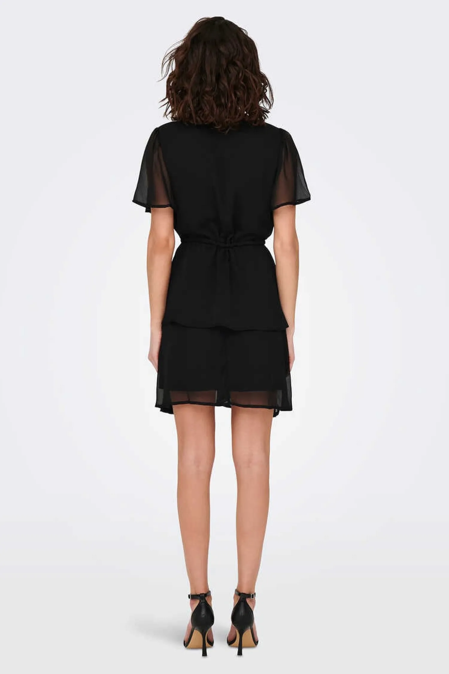 JDY Vestidos E Macacoes-Vestido Curto Com Folhos