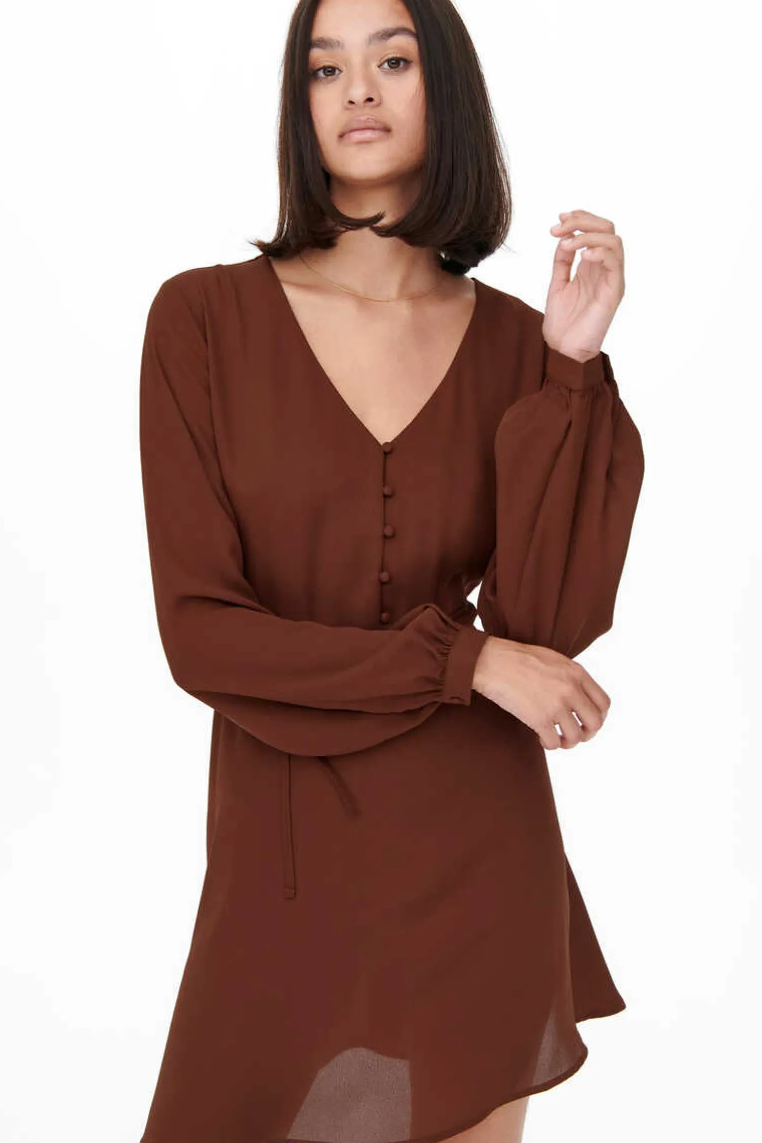 JDY Vestidos E Macacoes-Vestido Curto De Gaze