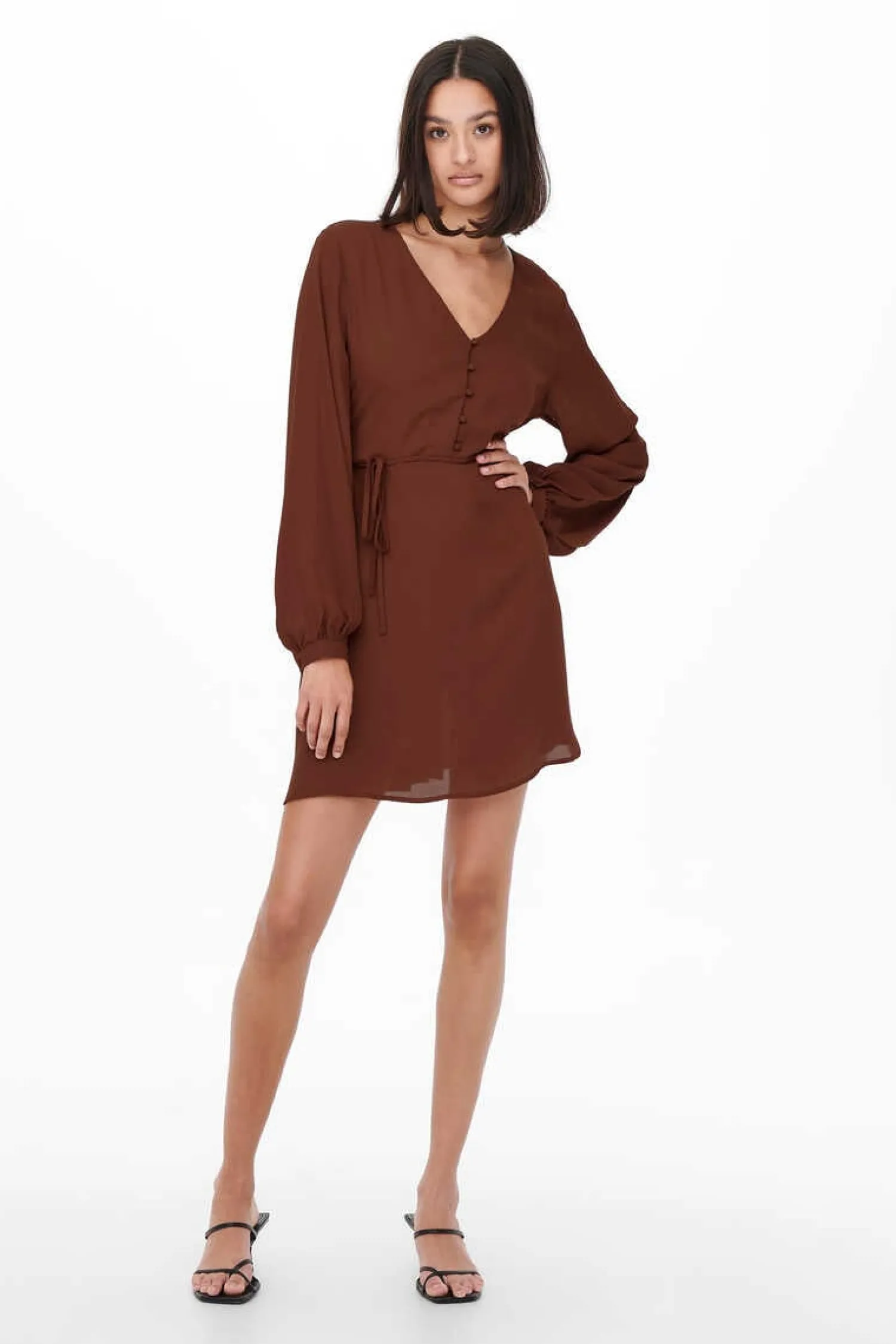 JDY Vestidos E Macacoes-Vestido Curto De Gaze