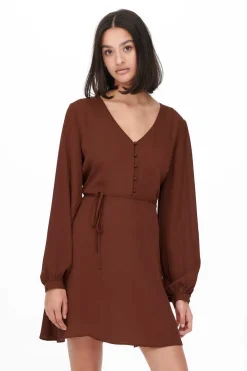 JDY Vestidos E Macacoes-Vestido Curto De Gaze