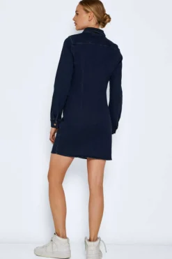 Noisy May Vestidos E Macacoes-Vestido Curto Denim