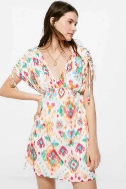 Springfield Vestidos E Macacoes-Vestido Curto Estampado Etnico