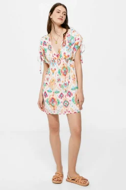 Springfield Vestidos E Macacoes-Vestido Curto Estampado Etnico