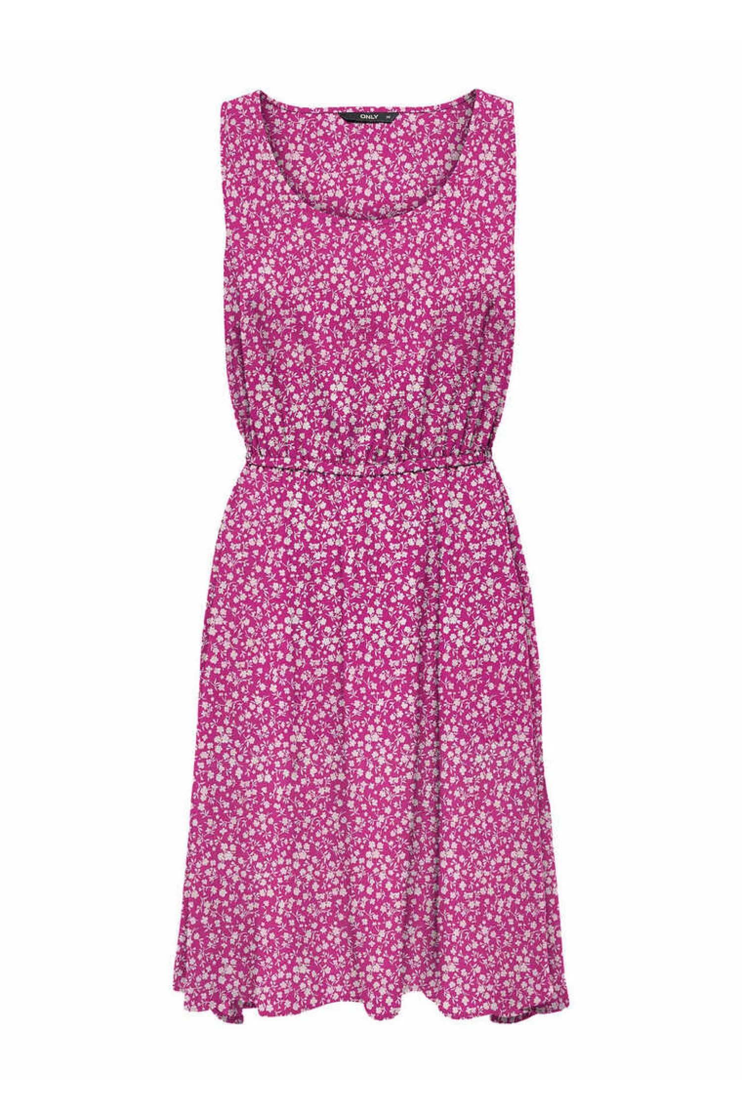 Only Vestidos E Macacoes-Vestido Curto Estampado Sem Mangas