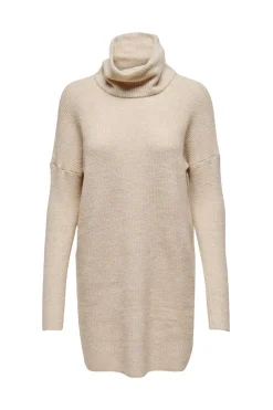 Only Vestidos E Macacoes-Vestido Curto Gola Alta