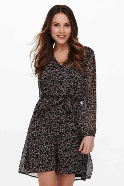 Only Vestidos E Macacoes-Vestido Curto Laco