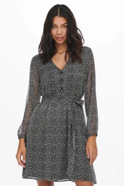 Only Vestidos E Macacoes-Vestido Curto Laco