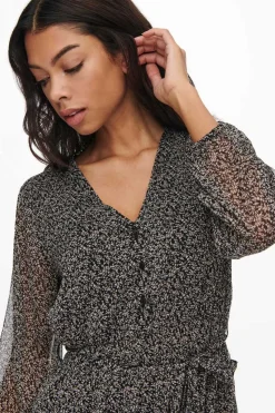 Only Vestidos E Macacoes-Vestido Curto Laco