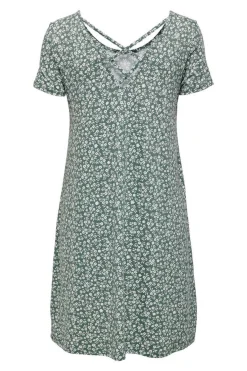 Only Vestidos E Macacoes-Vestido Curto Manga Curta