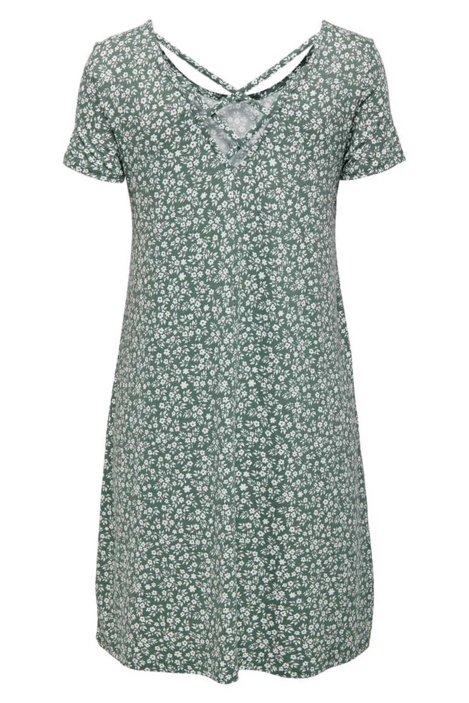 Only Vestidos E Macacoes-Vestido Curto Manga Curta