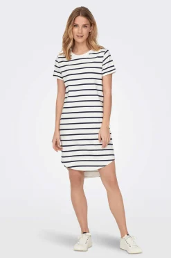 JDY Vestidos E Macacoes-Vestido Curto Manga Curta