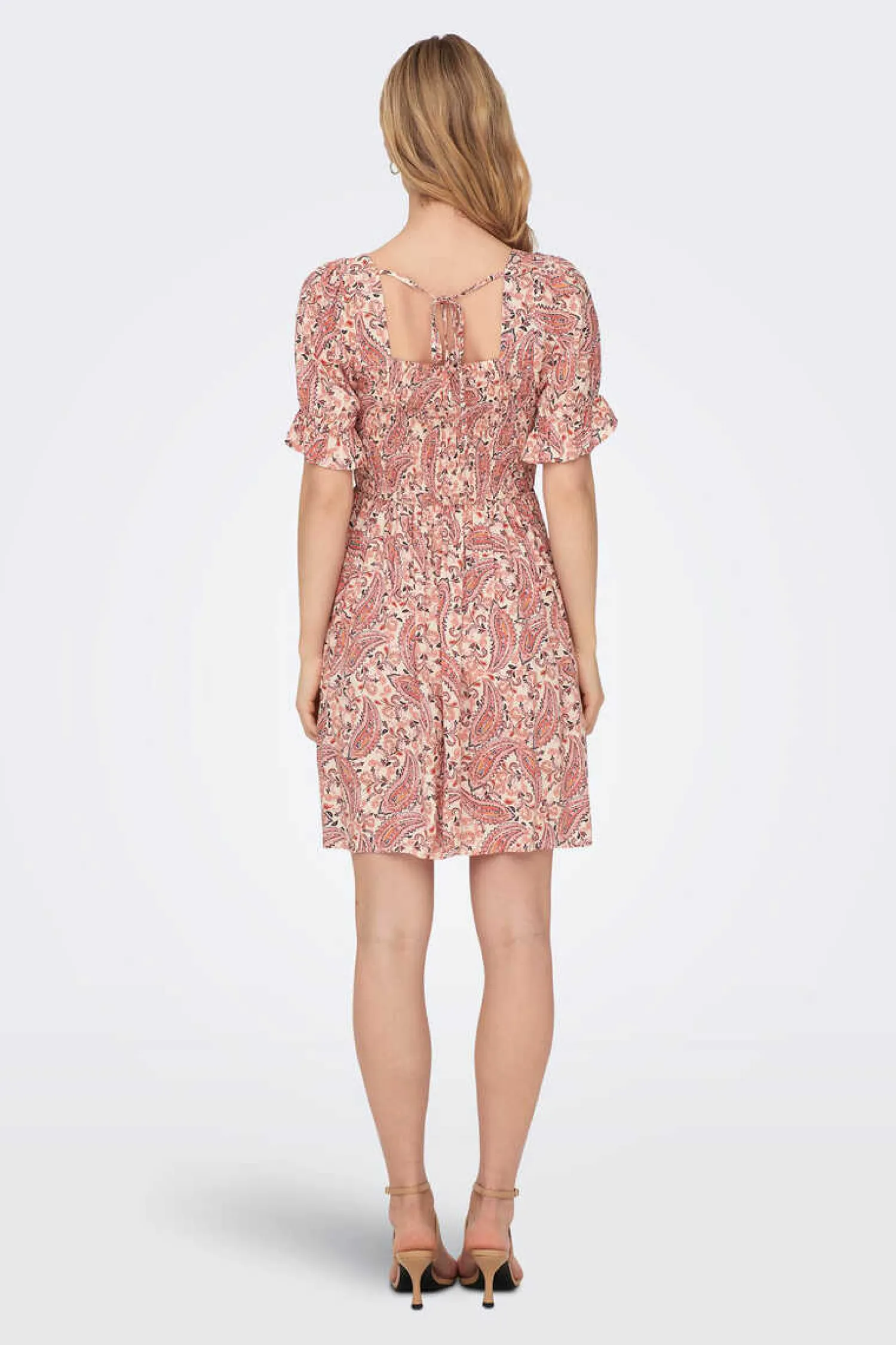 JDY Vestidos E Macacoes-Vestido Curto Manga Curta