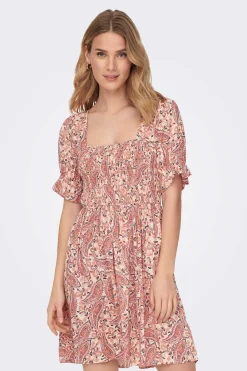 JDY Vestidos E Macacoes-Vestido Curto Manga Curta