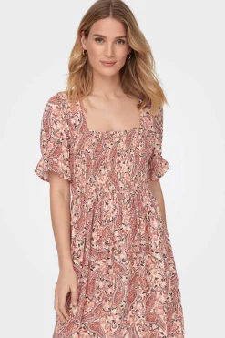 JDY Vestidos E Macacoes-Vestido Curto Manga Curta