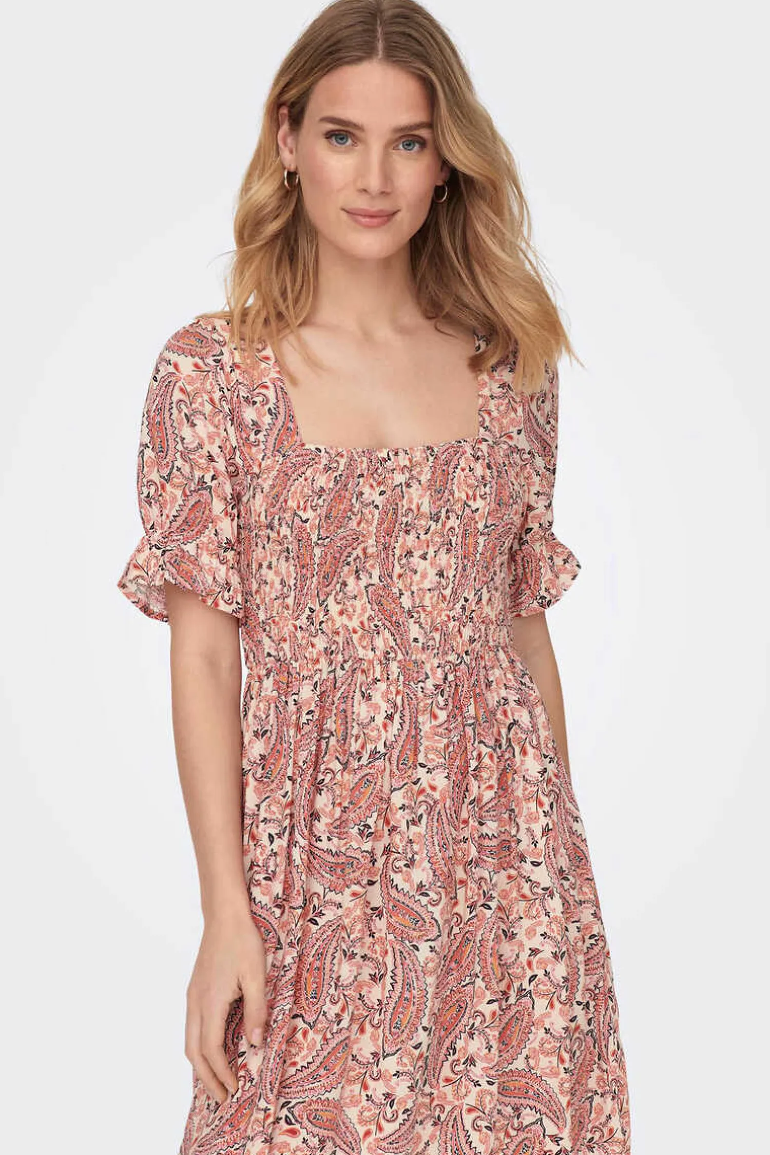 JDY Vestidos E Macacoes-Vestido Curto Manga Curta