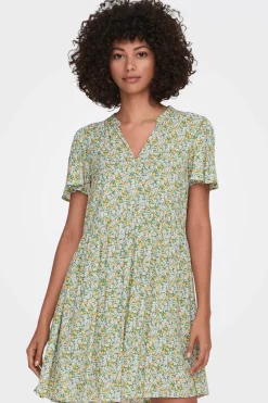 JDY Vestidos E Macacoes-Vestido Curto Manga Curta