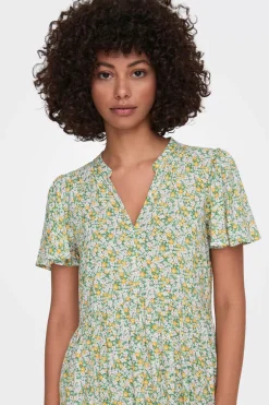 JDY Vestidos E Macacoes-Vestido Curto Manga Curta