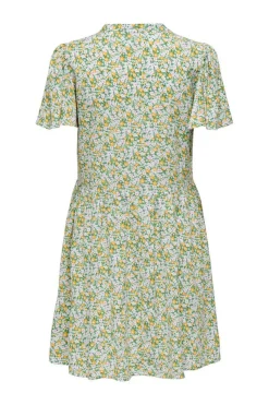 JDY Vestidos E Macacoes-Vestido Curto Manga Curta