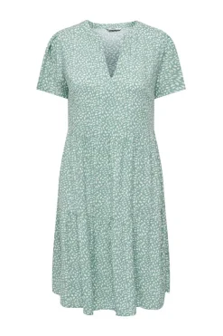 Only Vestidos E Macacoes-Vestido Curto Manga Curta