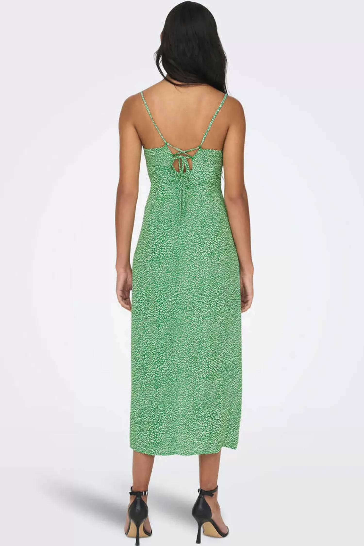 Only Vestidos E Macacoes-Vestido De Alcas Estampado