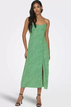 Only Vestidos E Macacoes-Vestido De Alcas Estampado