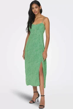 Only Vestidos E Macacoes-Vestido De Alcas Estampado