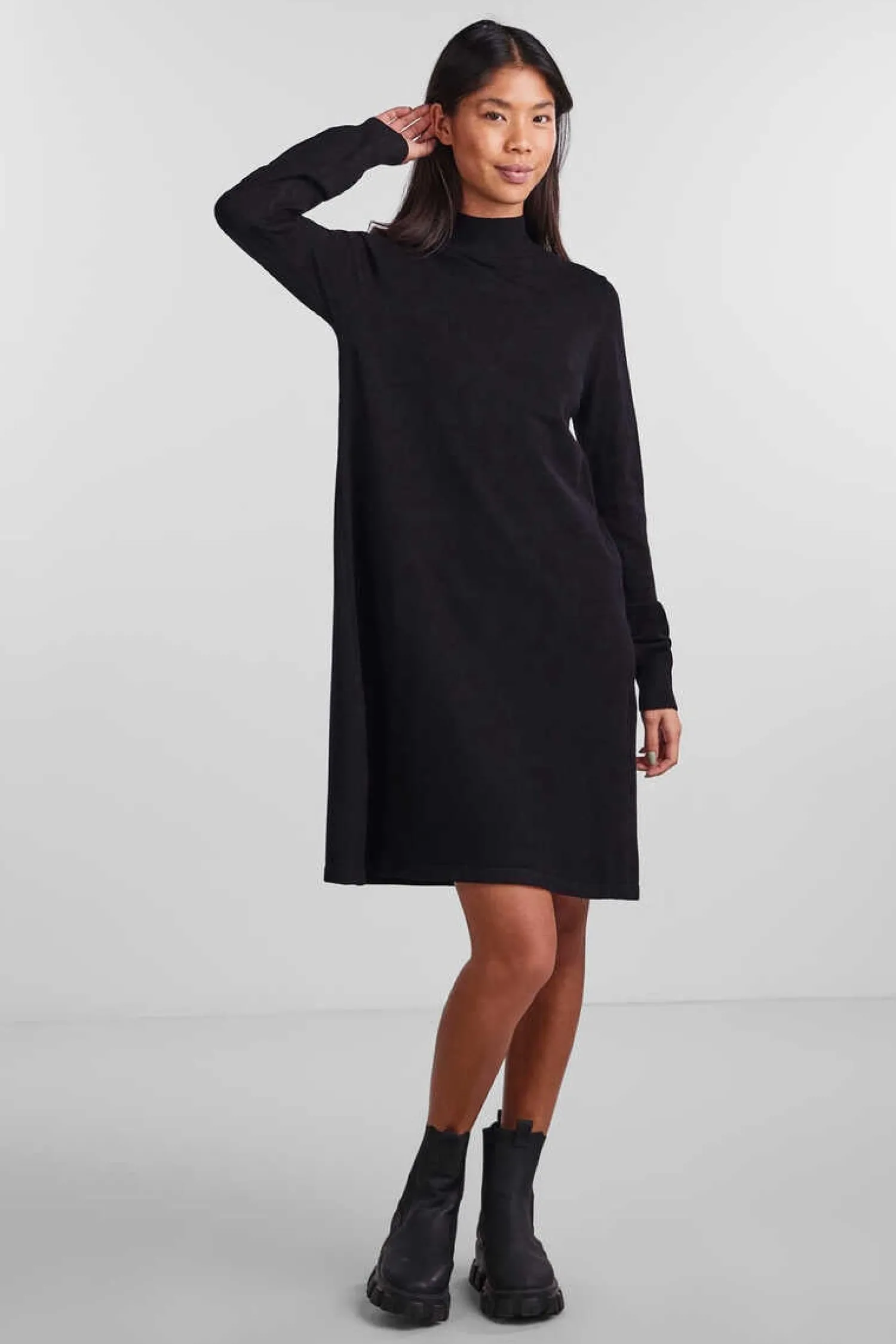 Pieces Vestidos E Macacoes-Vestido De Malha Basico