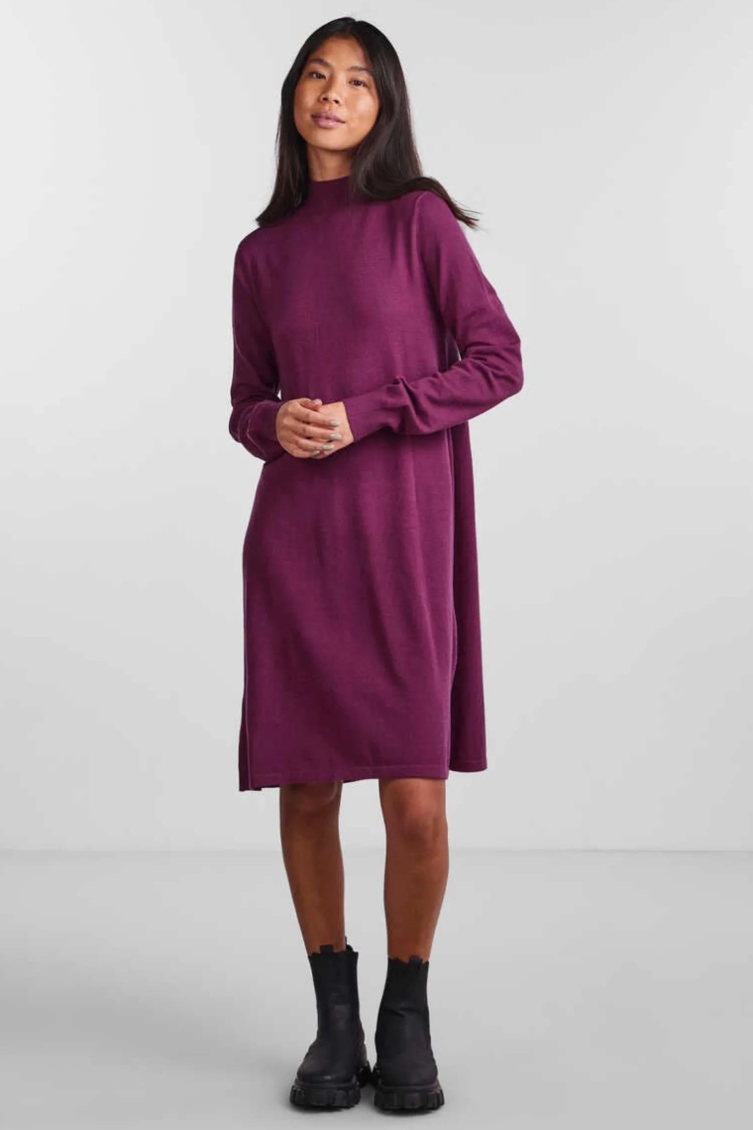 Pieces Vestidos E Macacoes-Vestido De Malha Basico