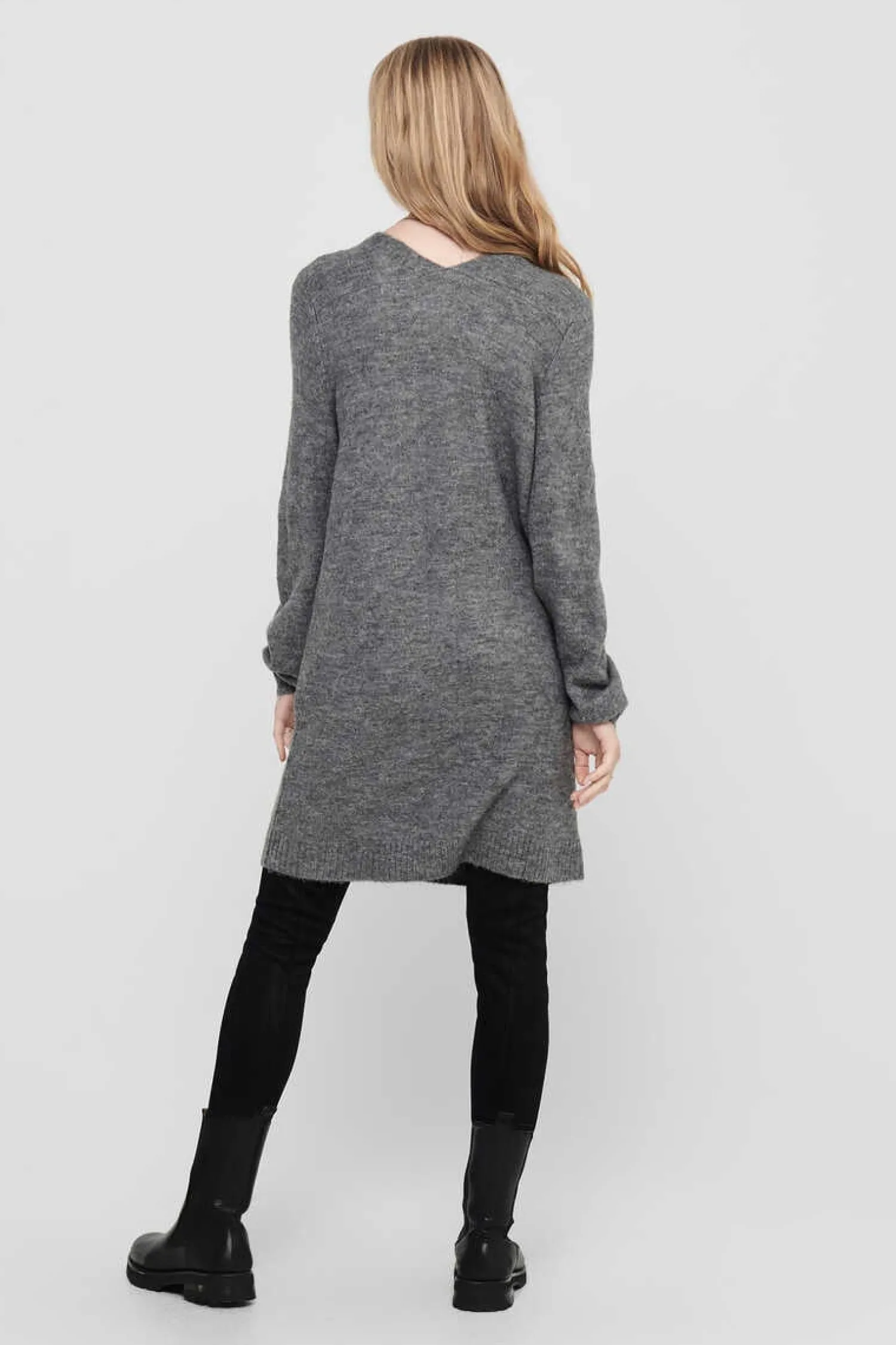 JDY Vestidos E Macacoes-Vestido De Malha Gola Em Bico