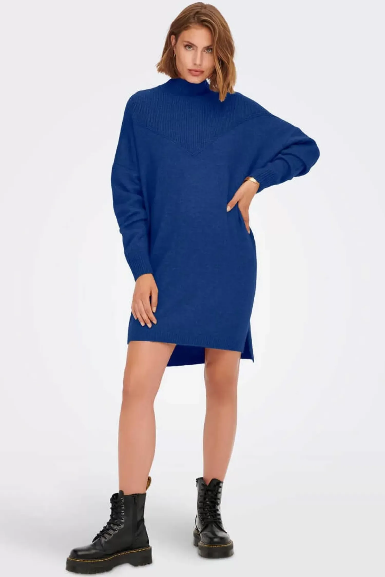 Only Vestidos E Macacoes-Vestido De Malha Gola Perkins