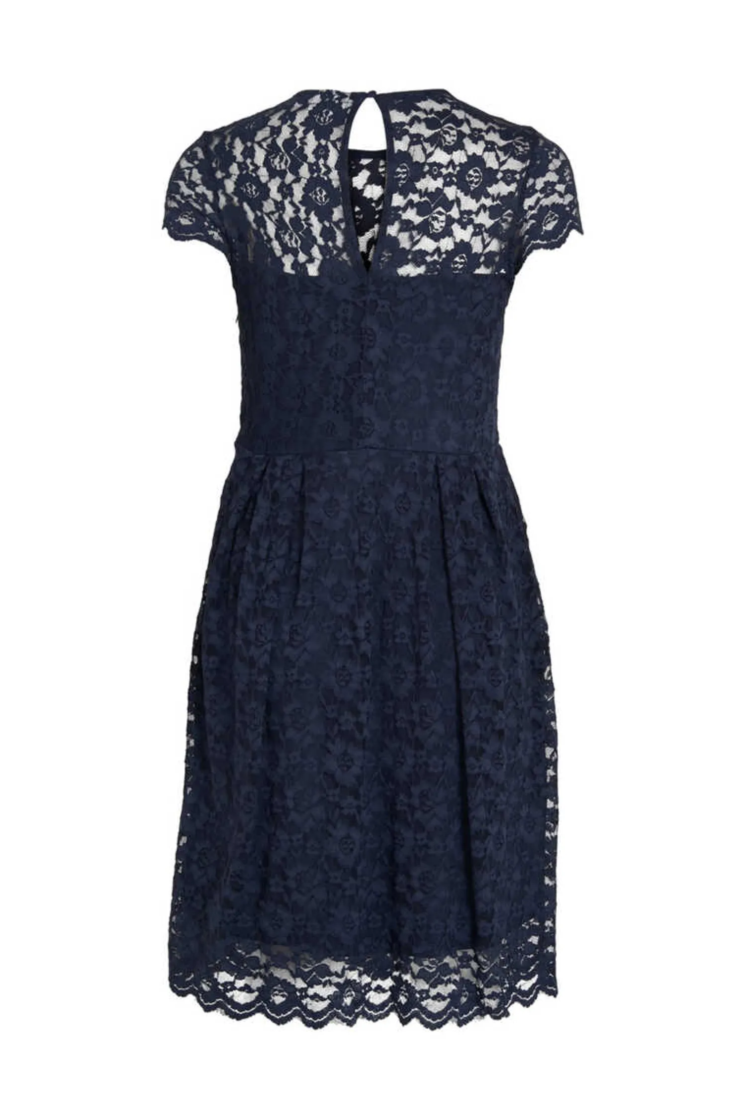 Vila Vestidos E Macacoes-Vestido De Renda Curto