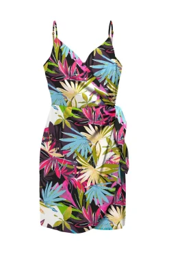 Only Vestidos E Macacoes-Vestido Detalhe Laco Com Linho