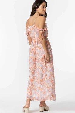 Tiffosi Vestidos E Macacoes-Vestido Estampado De Manga Cava