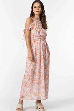 Tiffosi Vestidos E Macacoes-Vestido Estampado De Manga Cava