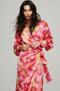 Vila Vestidos E Macacoes-Vestido Fluido Lacada