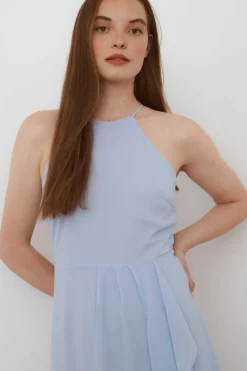 Vila Vestidos E Macacoes-Vestido Gola Halter