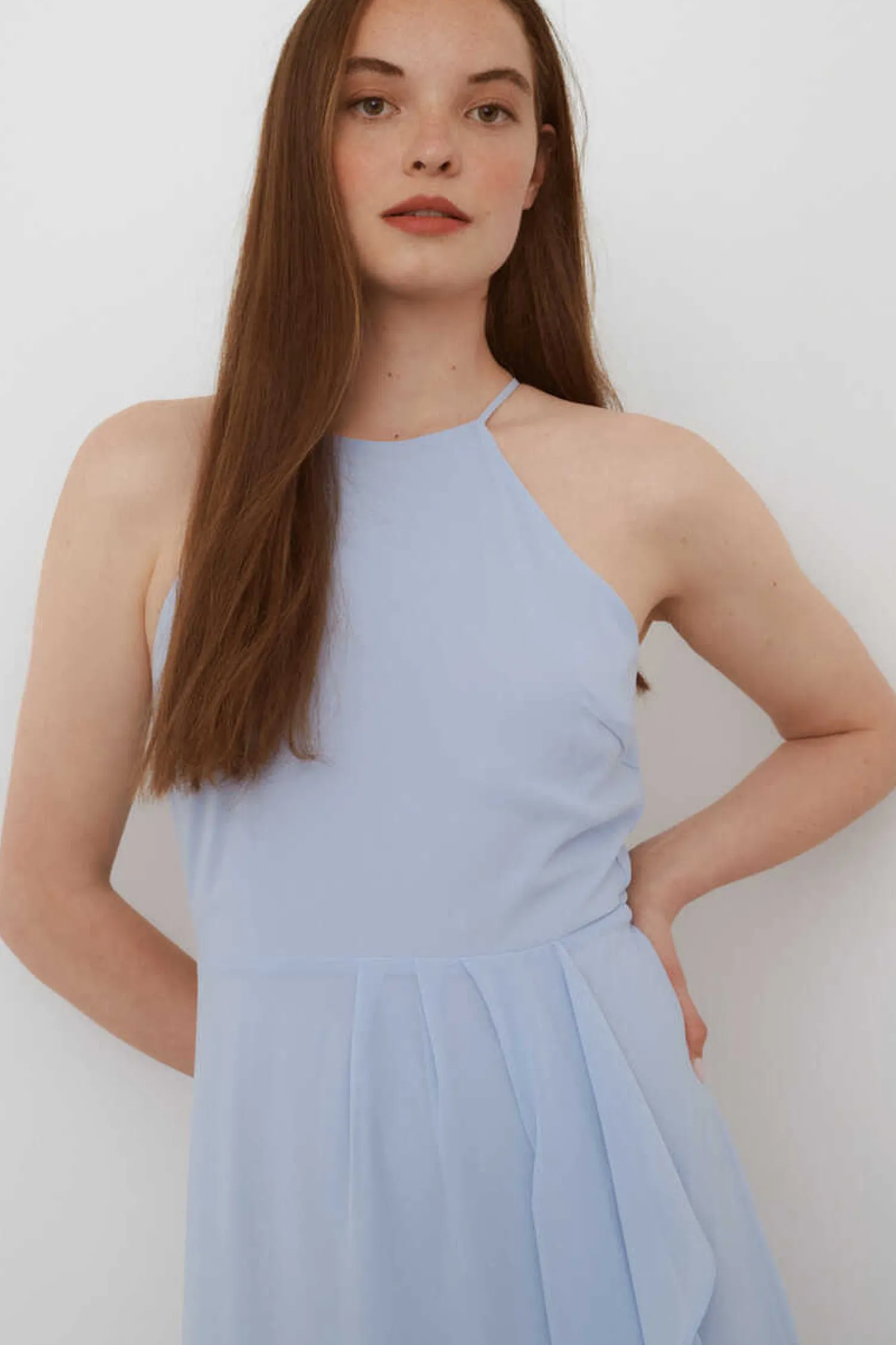 Vila Vestidos E Macacoes-Vestido Gola Halter