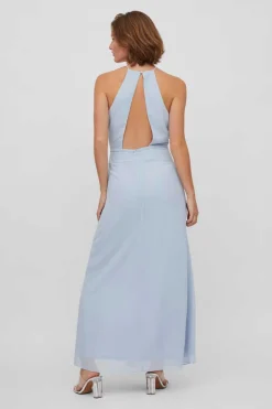 Vila Vestidos E Macacoes-Vestido Gola Halter