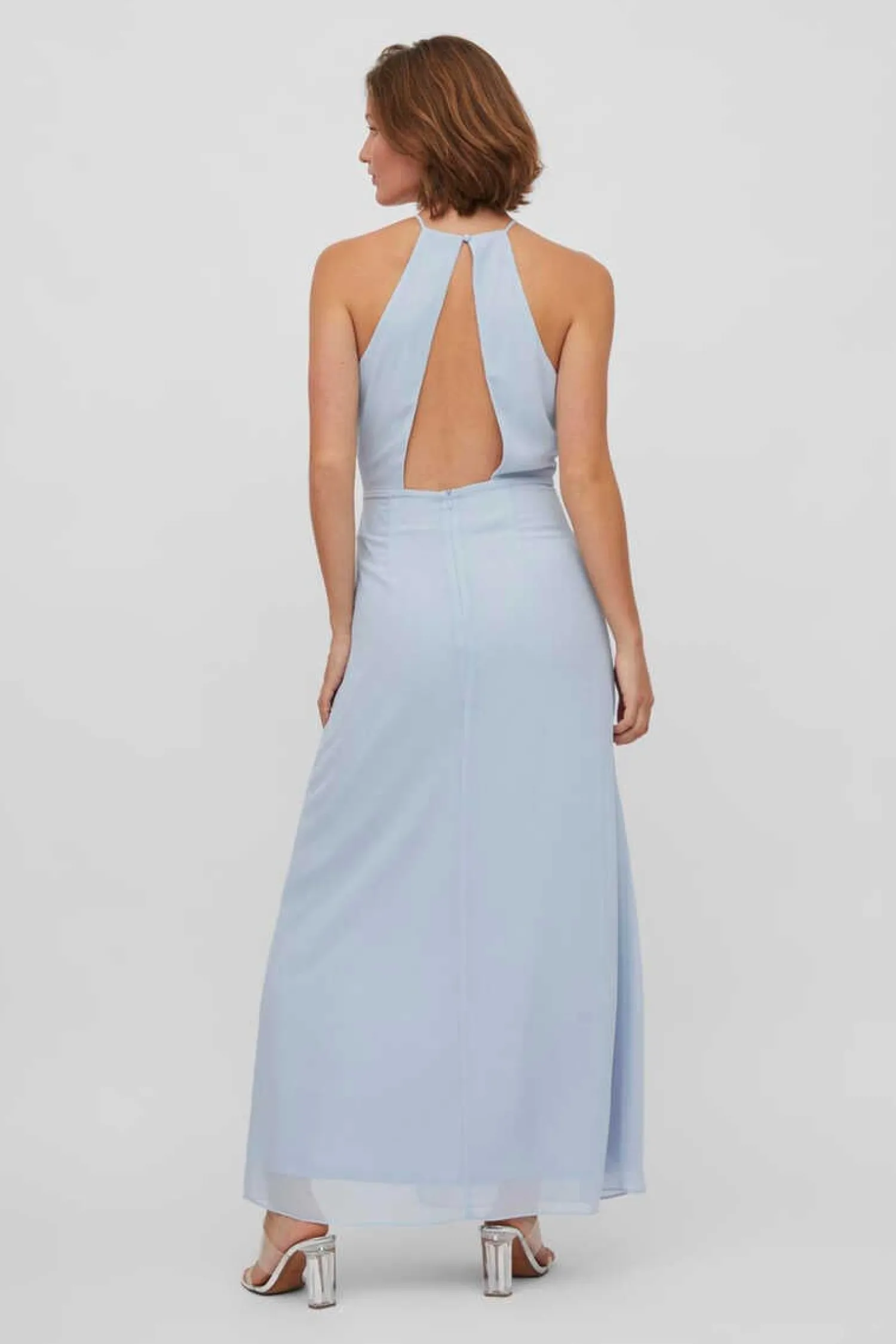 Vila Vestidos E Macacoes-Vestido Gola Halter