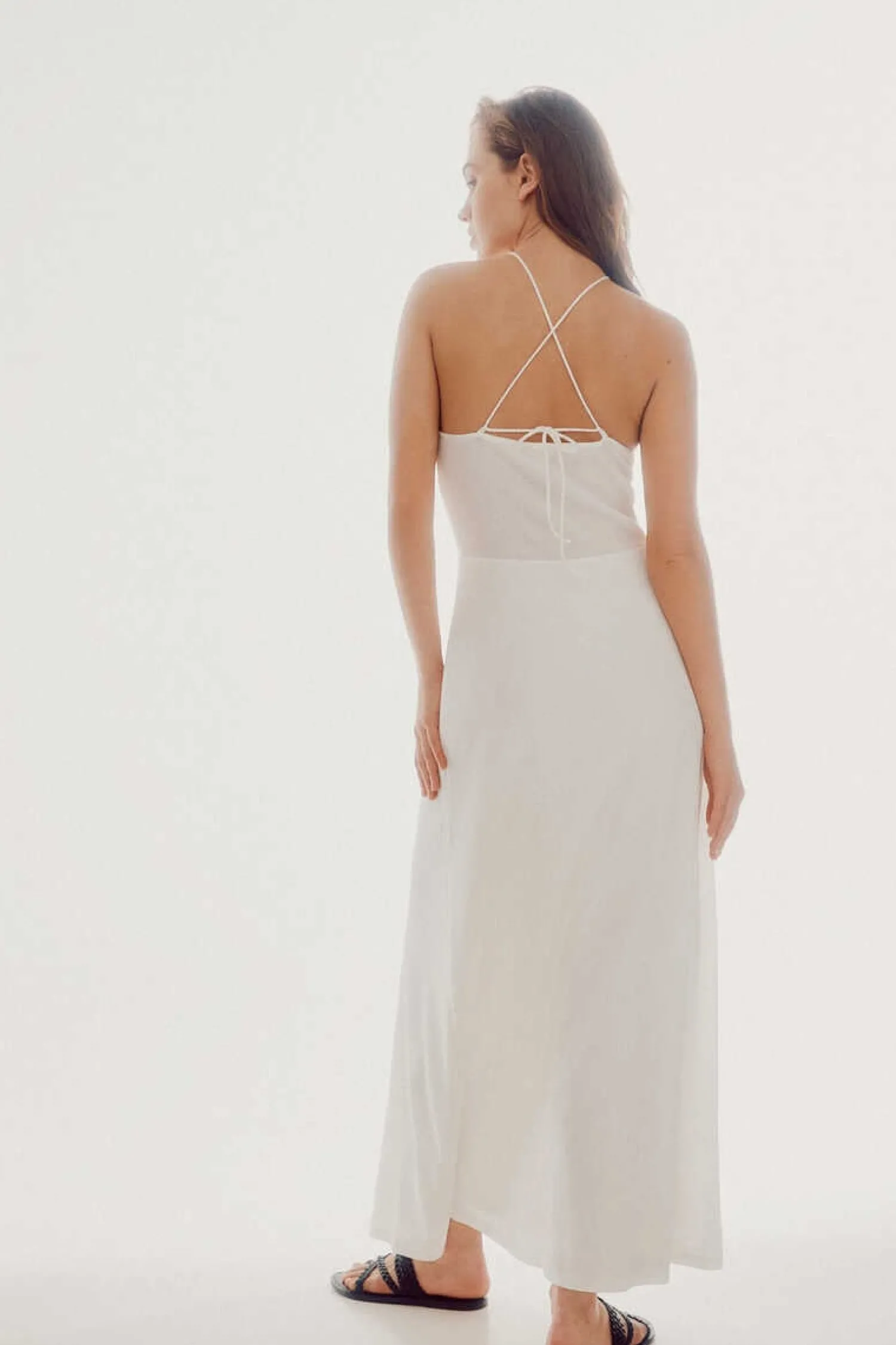 Slowlove Vestidos E Macacoes-Vestido Halter Com Missangas