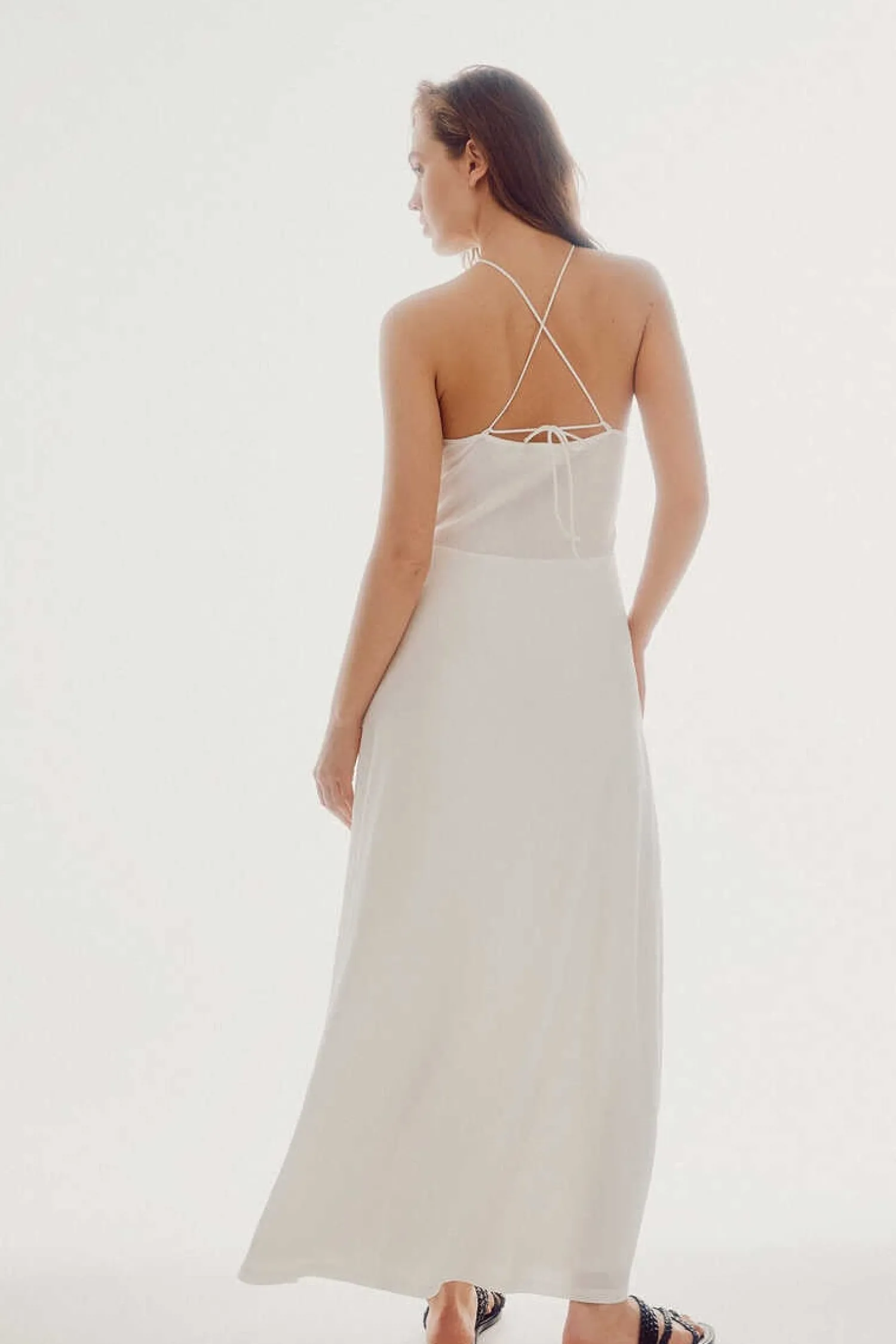 Slowlove Vestidos E Macacoes-Vestido Halter Com Missangas