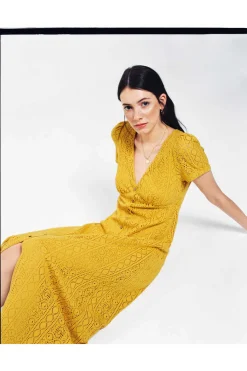 Springfield Vestidos E Macacoes-Vestido Midi Croche