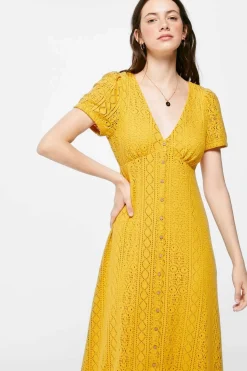 Springfield Vestidos E Macacoes-Vestido Midi Croche