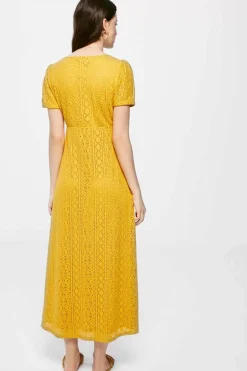 Springfield Vestidos E Macacoes-Vestido Midi Croche