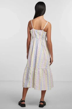 Pieces Vestidos E Macacoes-Vestido Midi De Mulher