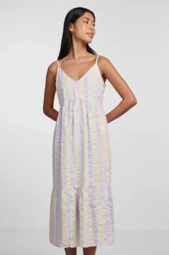 Pieces Vestidos E Macacoes-Vestido Midi De Mulher