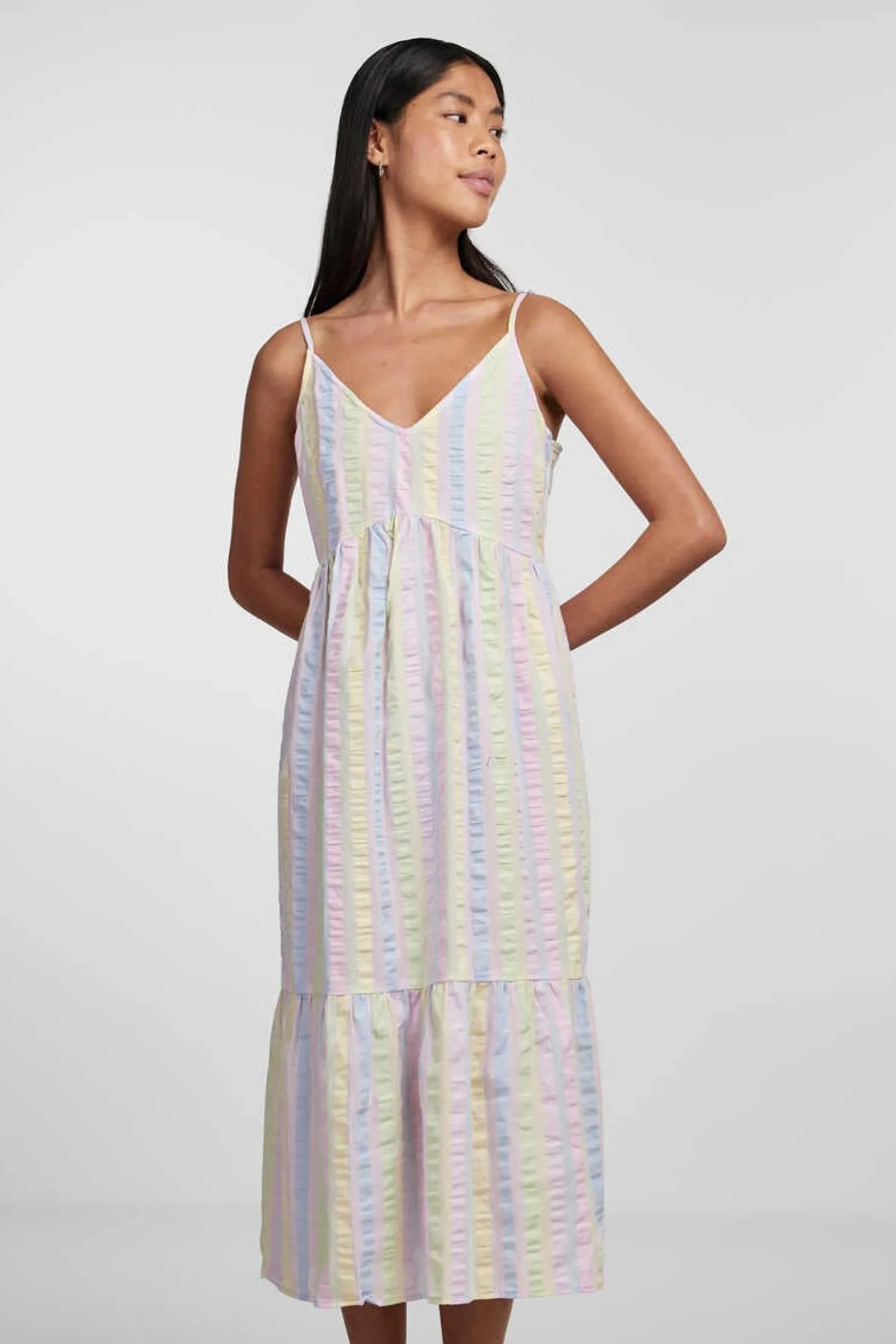 Pieces Vestidos E Macacoes-Vestido Midi De Mulher